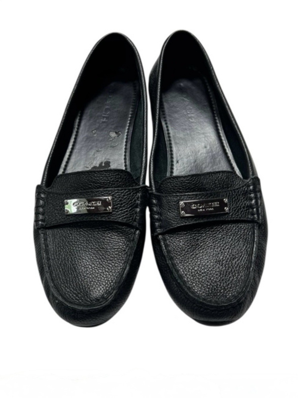 COACH Fredrica Women's Black
Leather Loafers